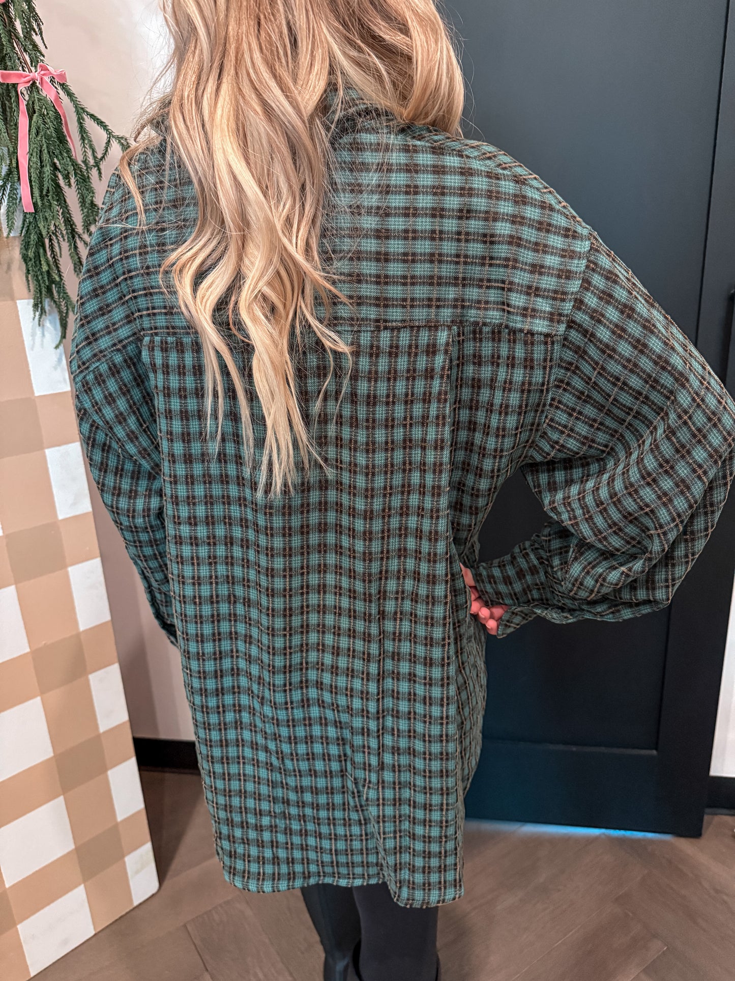 Mia Green Flannel