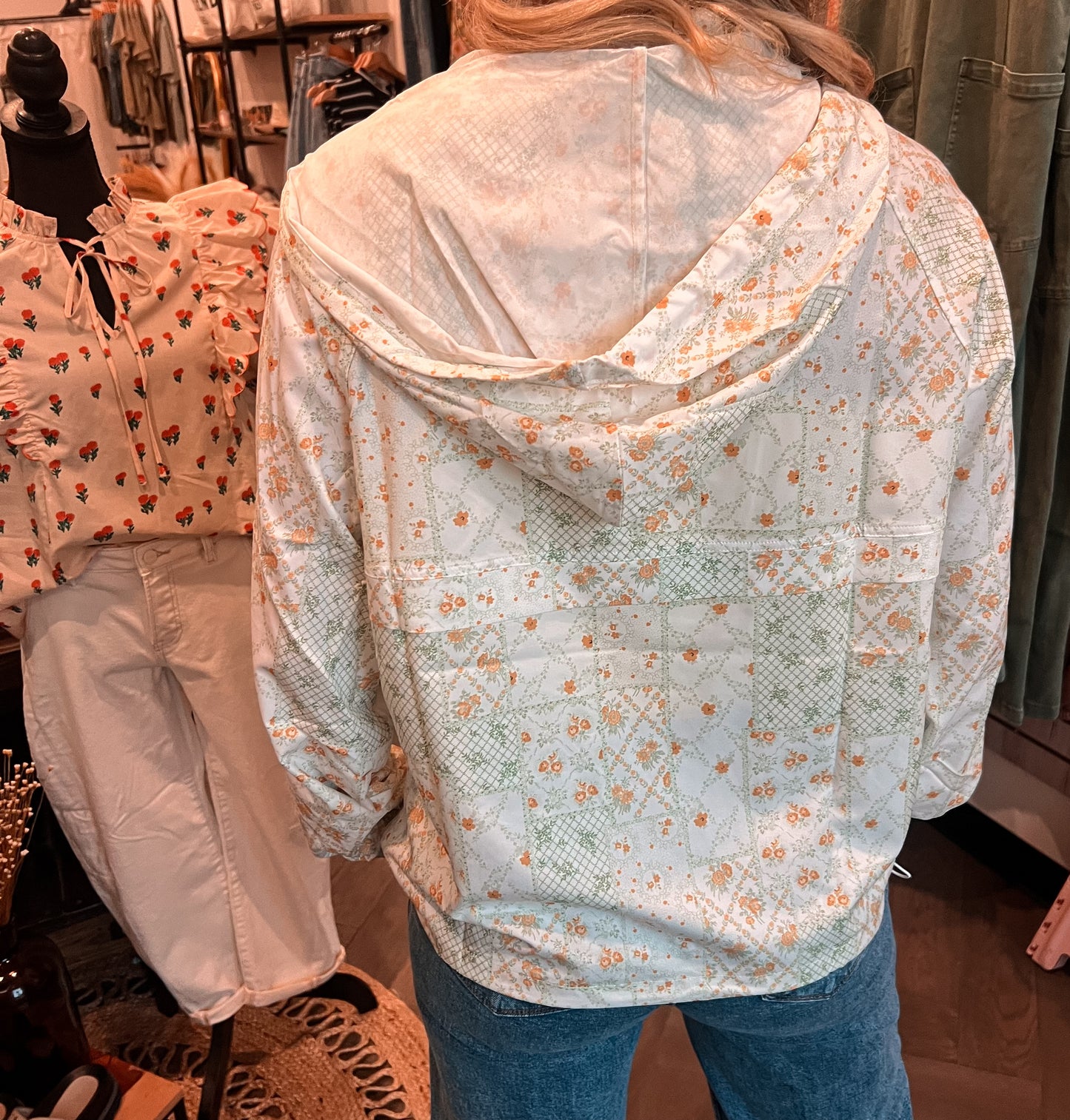 Floral Windbreaker