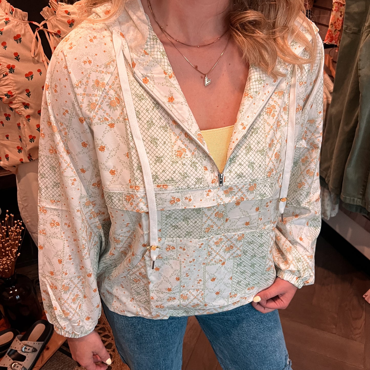 Floral Windbreaker