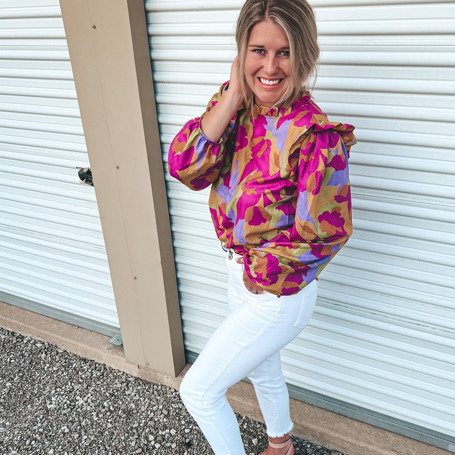 The Pops of Color Top