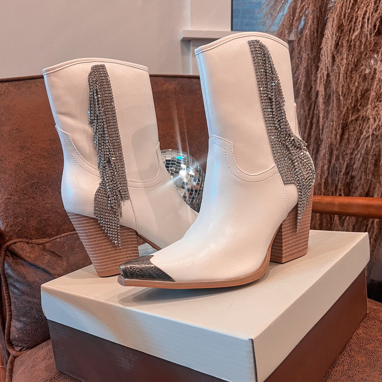 Frannie Fringe Booties