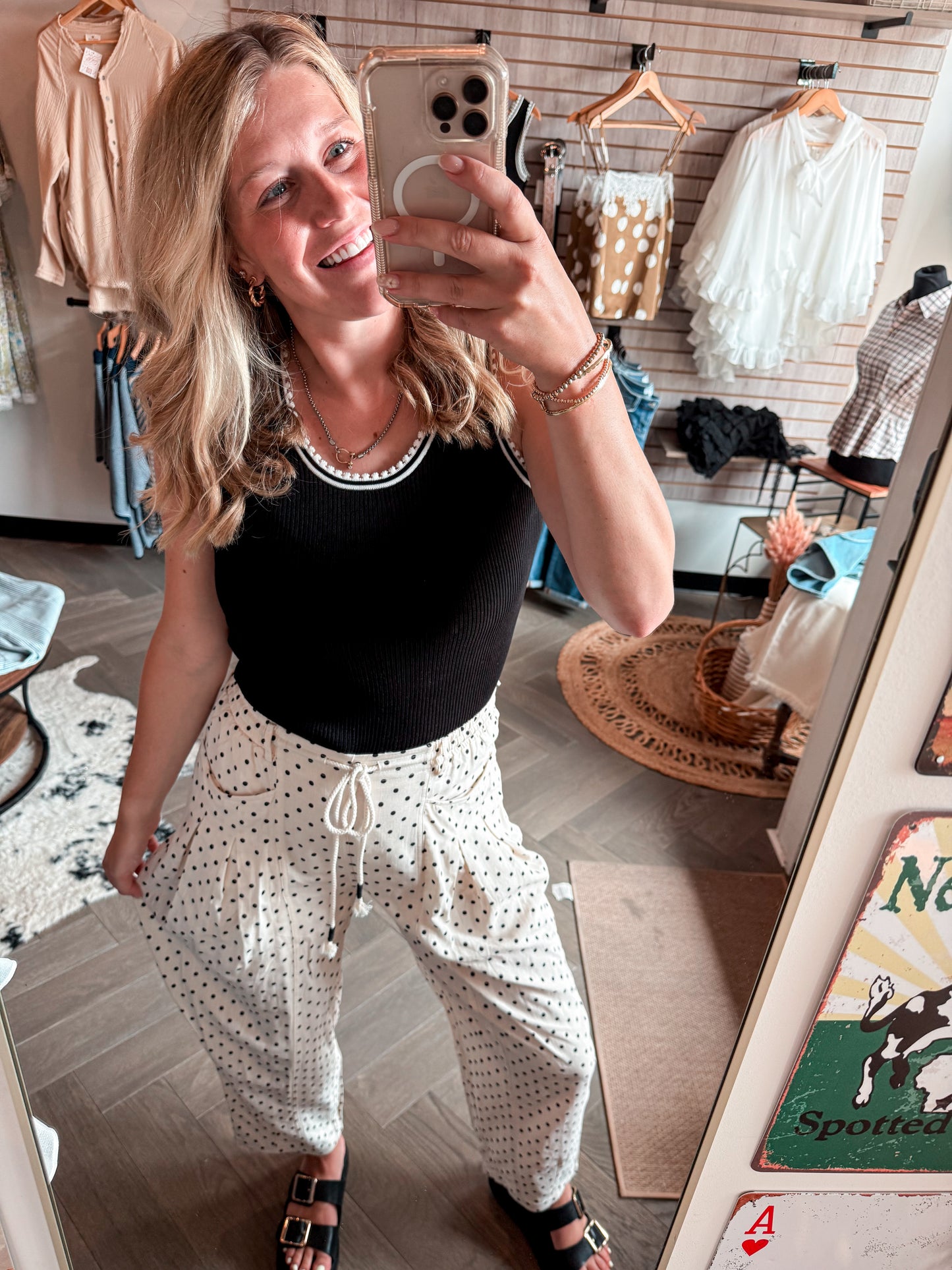 Charlie Polka Dot Bottoms