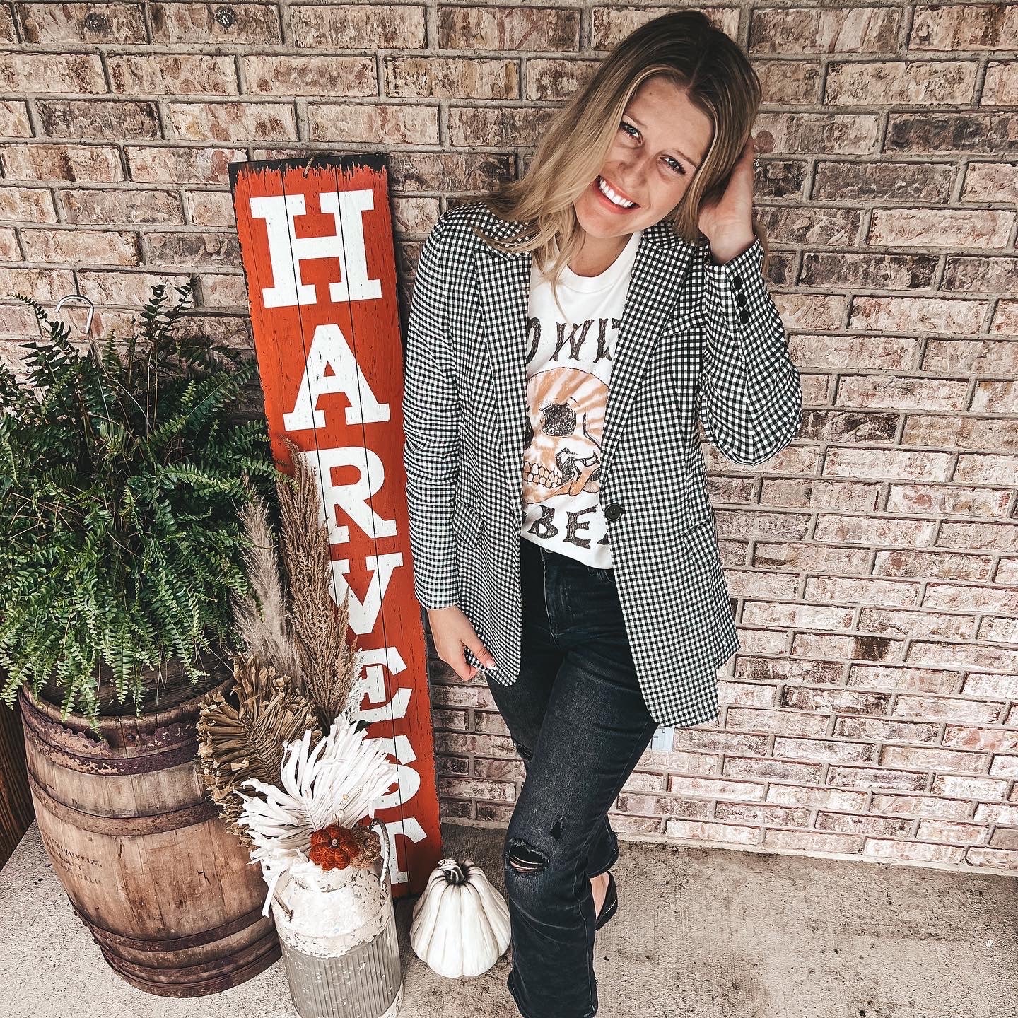 Boss Girl Plaid Blazer