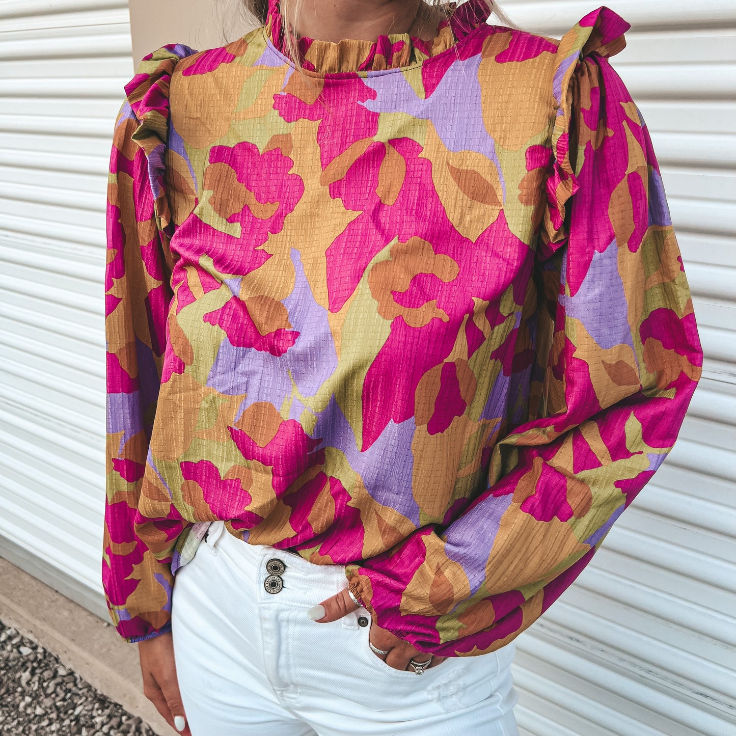 The Pops of Color Top