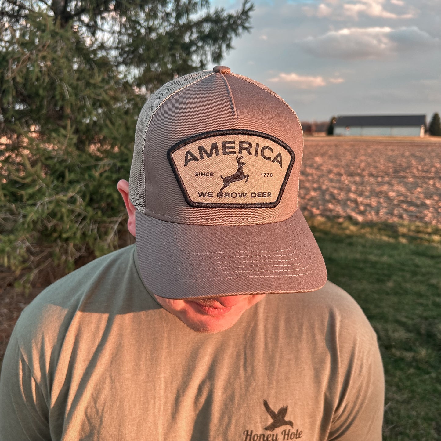 America We Grow Deer Hat