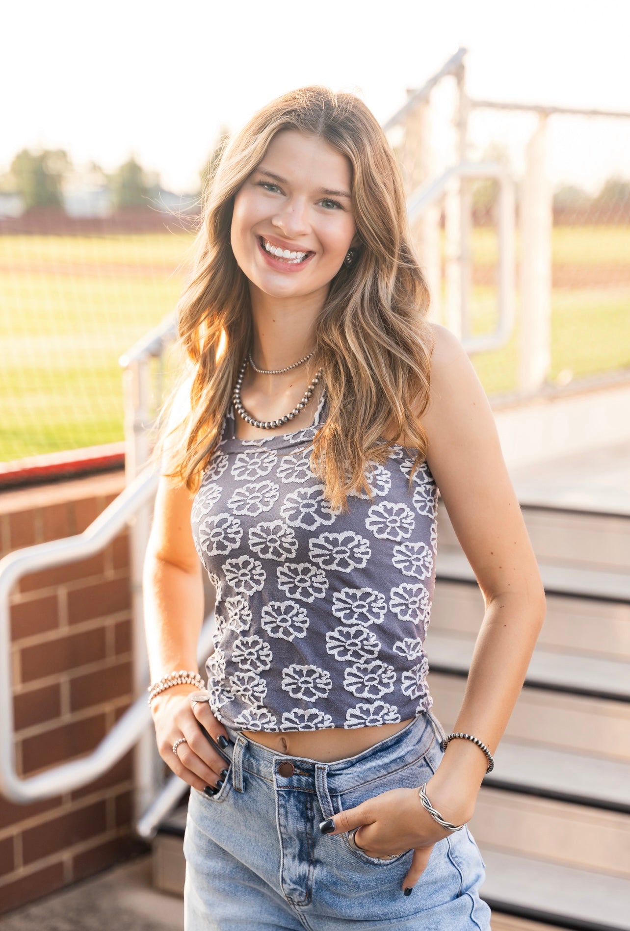 Floral Seamless Tank Top