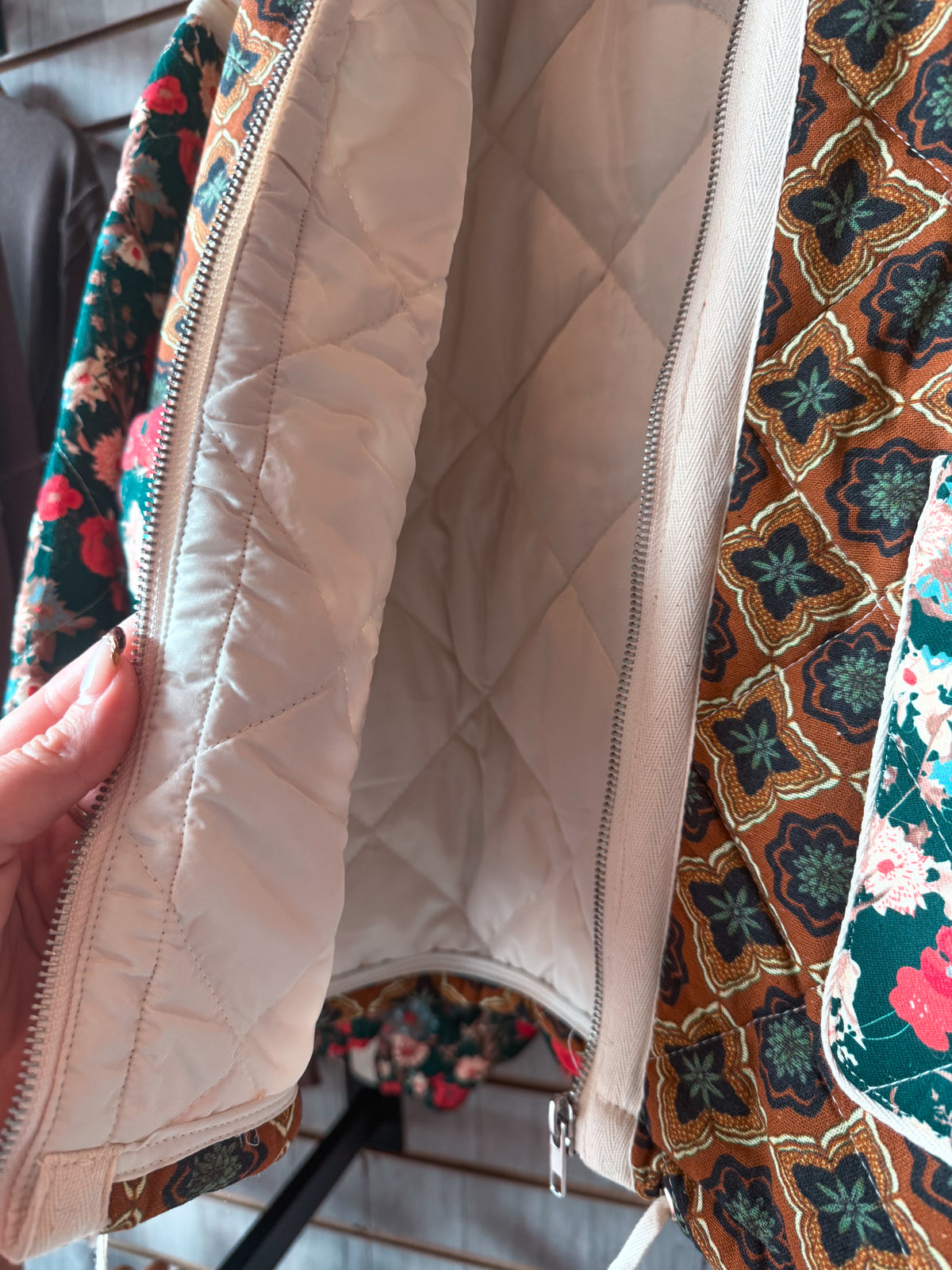 Seasons Patch Quilt Jacket