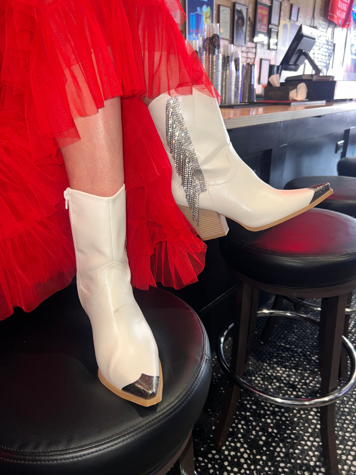 Frannie Fringe Booties