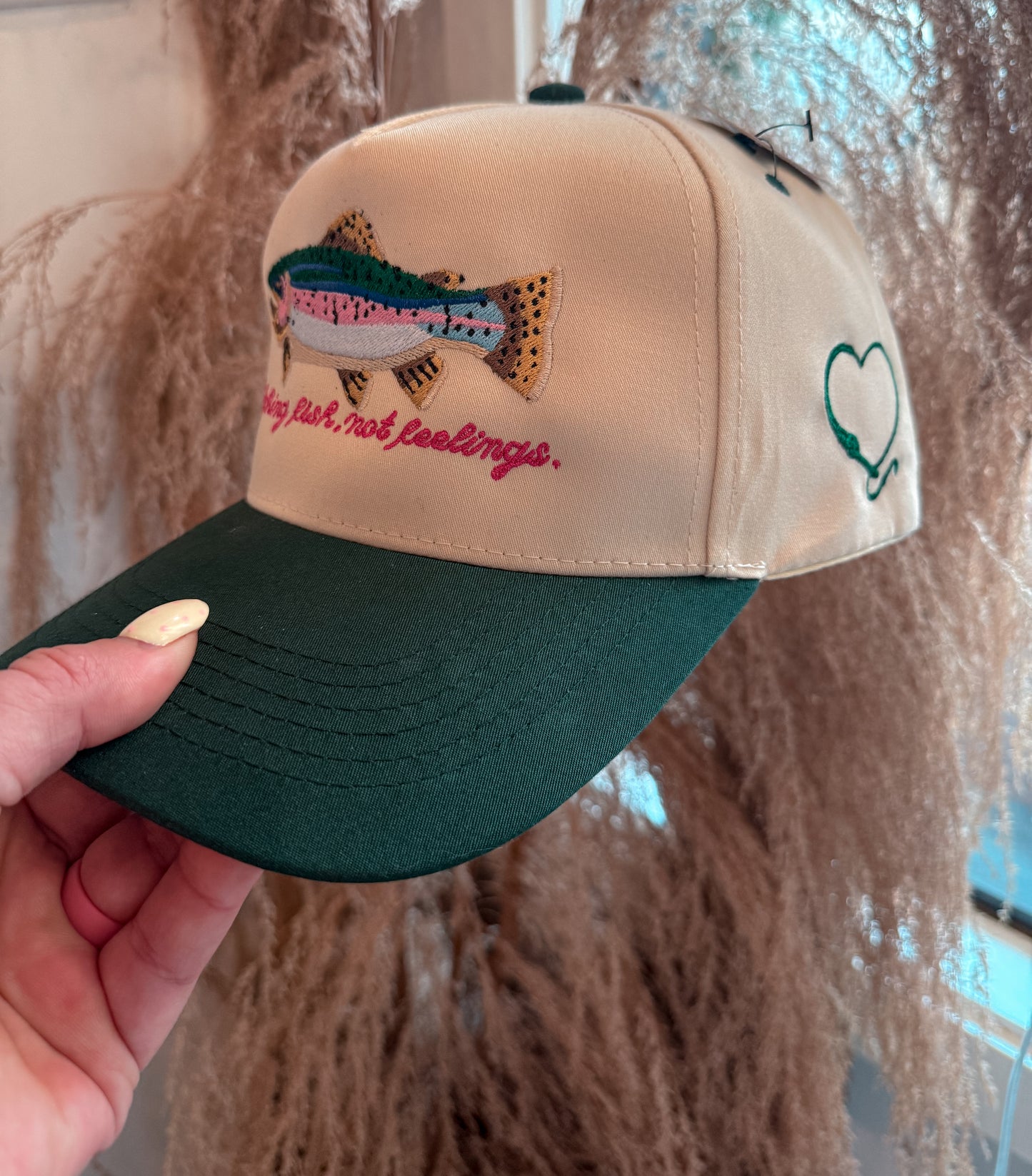 Catch Fish Not Feelings Trucker Hat