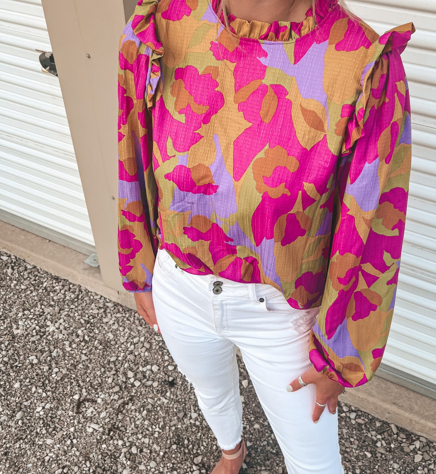 The Pops of Color Top