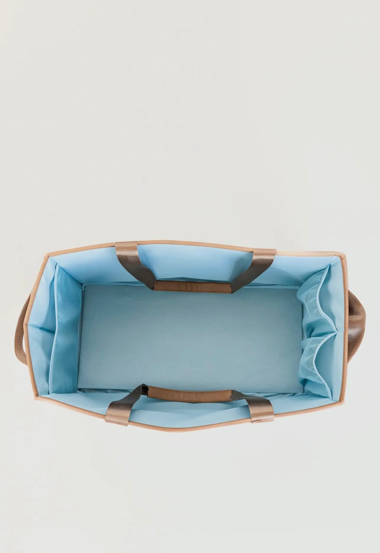Checkered Tan Tote