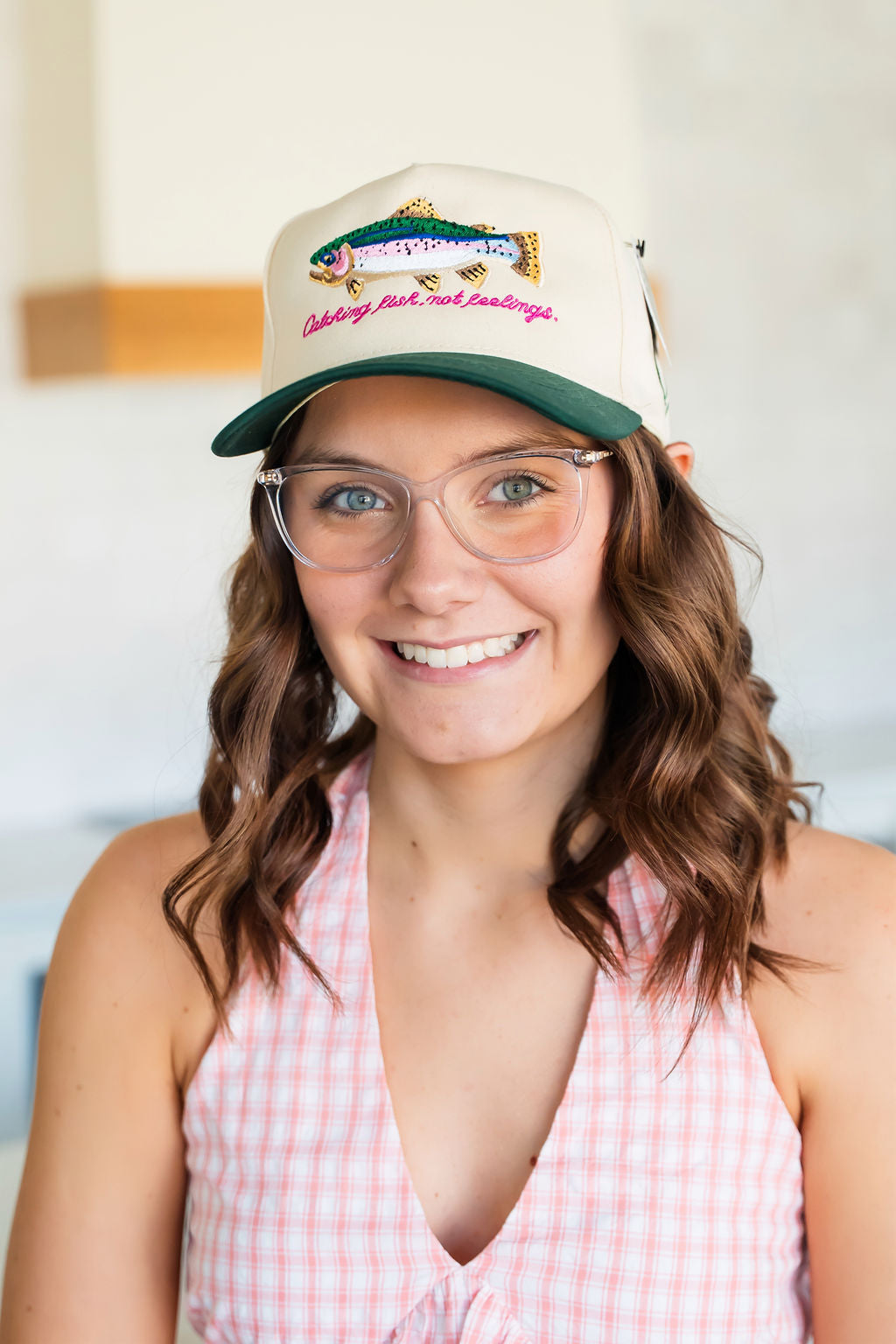 Catch Fish Not Feelings Trucker Hat