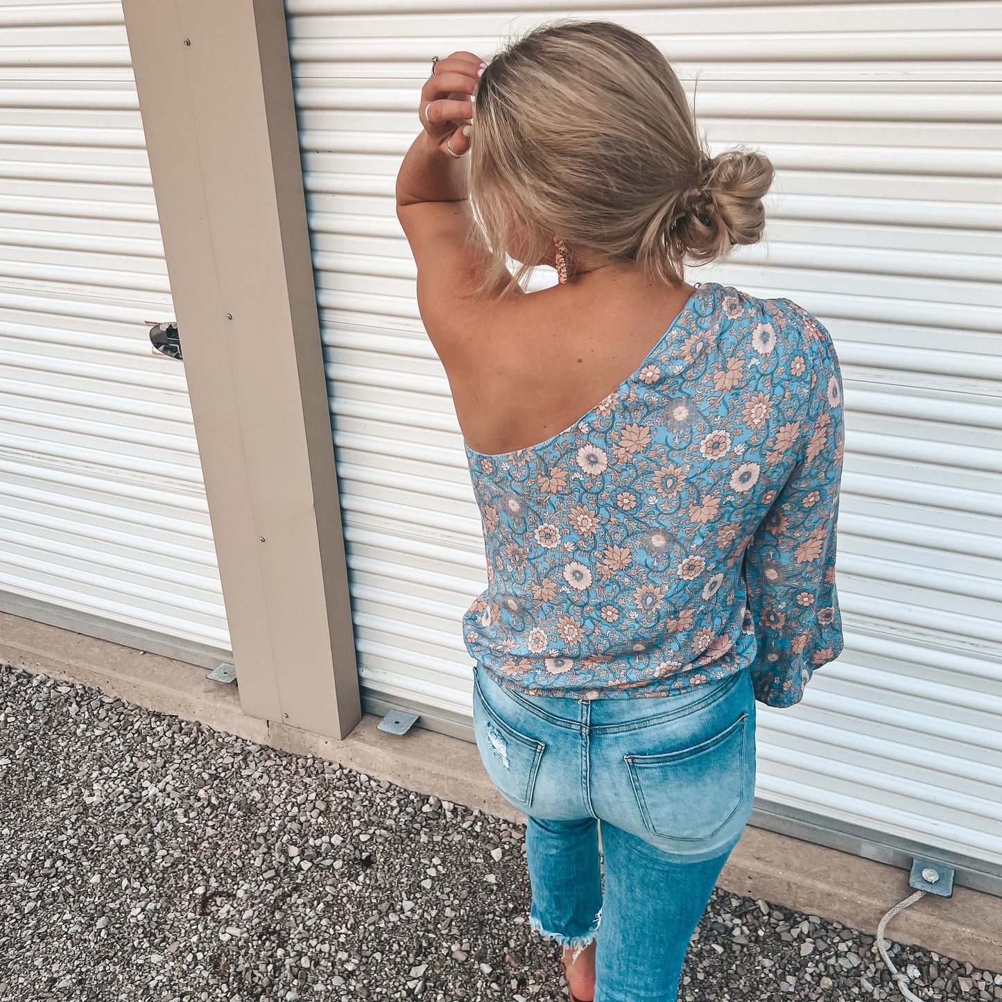 Blue Daisy Top