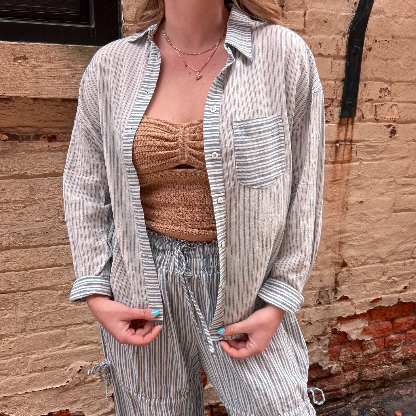 Coastal Knit Tube Top