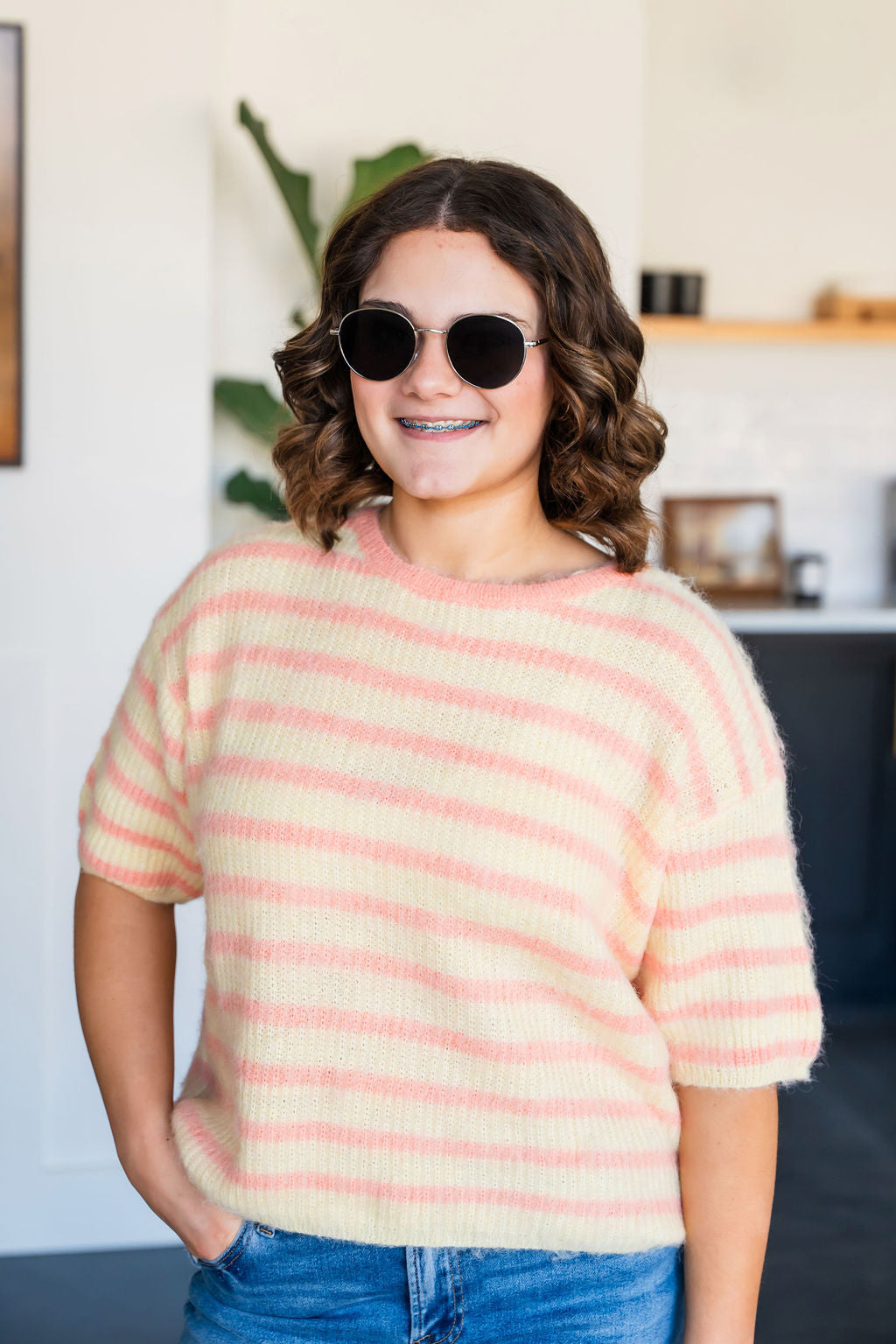 Lemon Drop Sweater Top