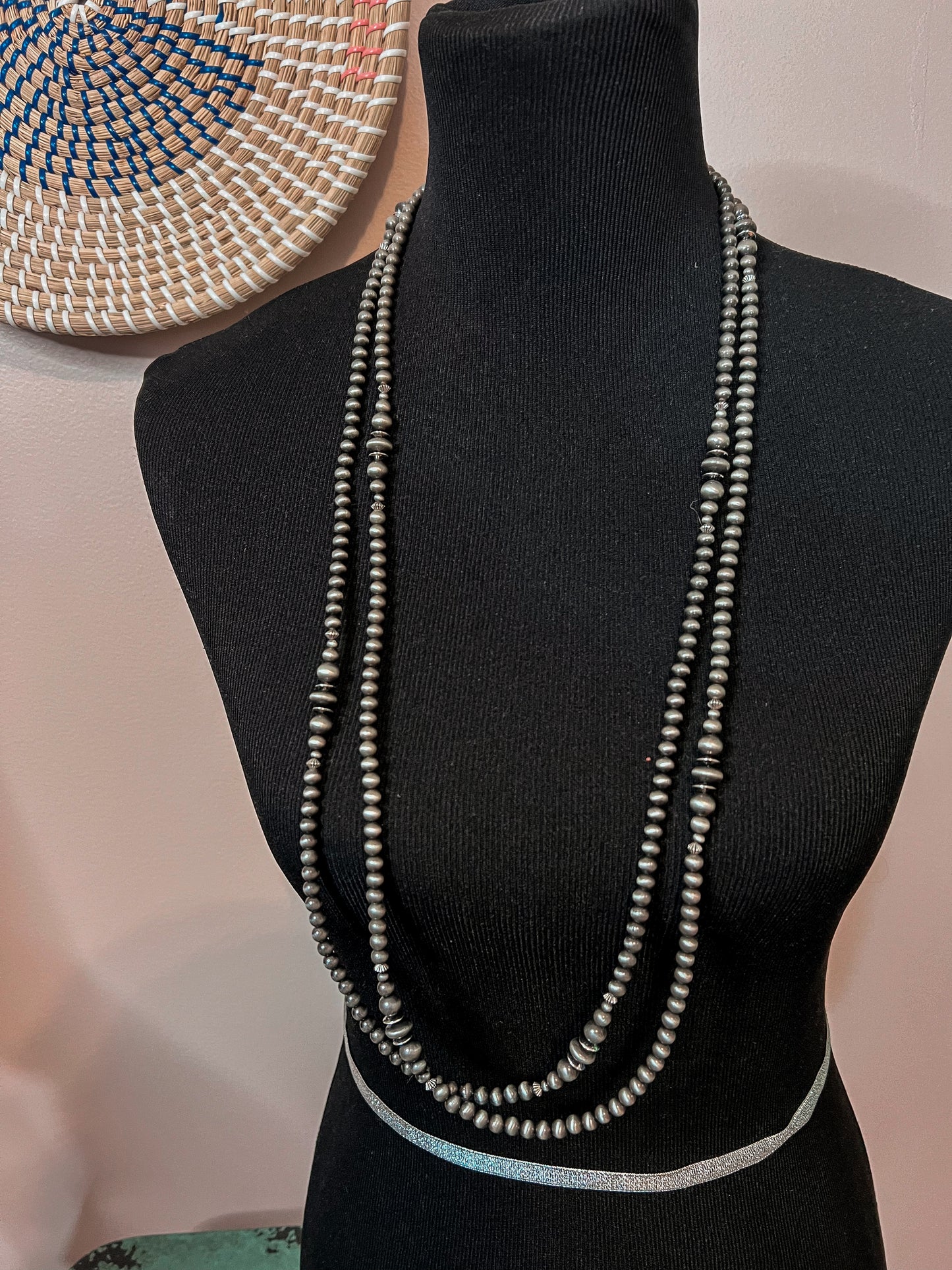 66" Navajo Pearl Necklace