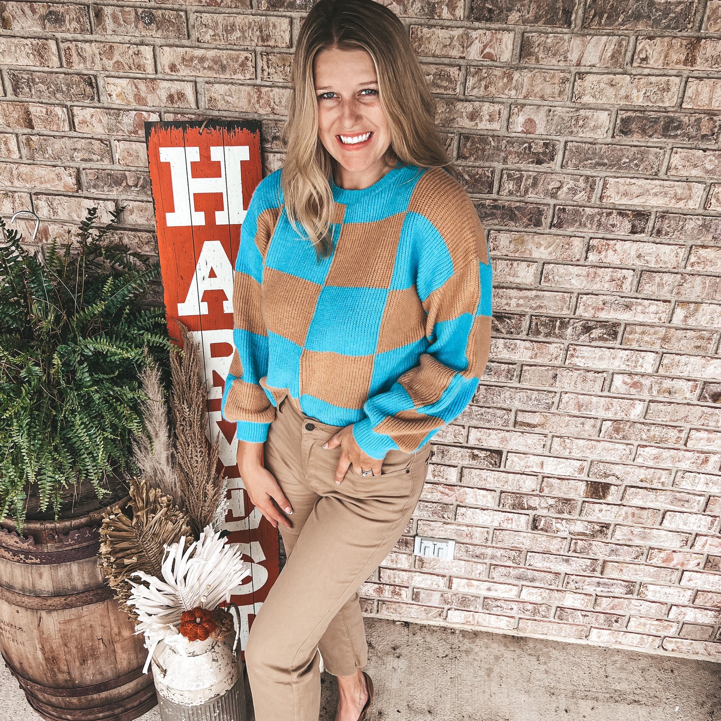 The TT Checkered Board Sweater