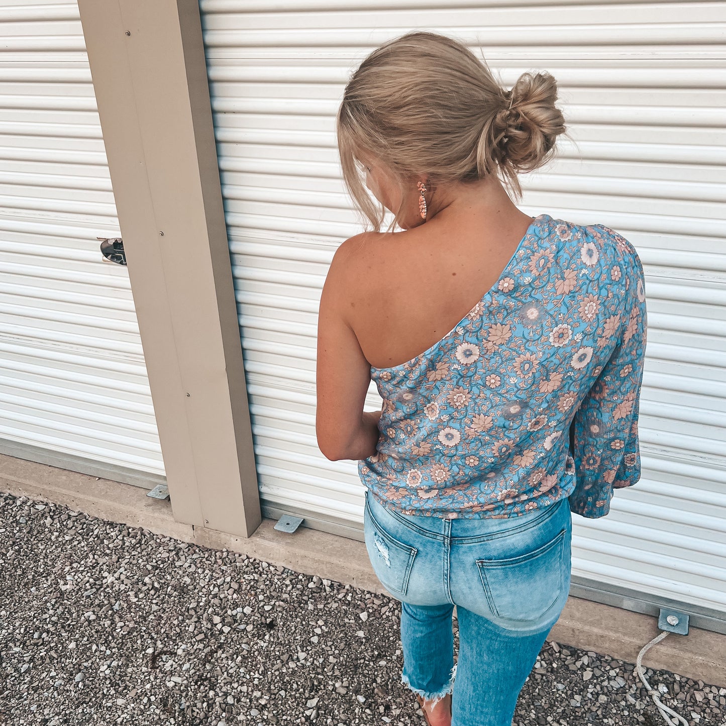 Blue Daisy Top