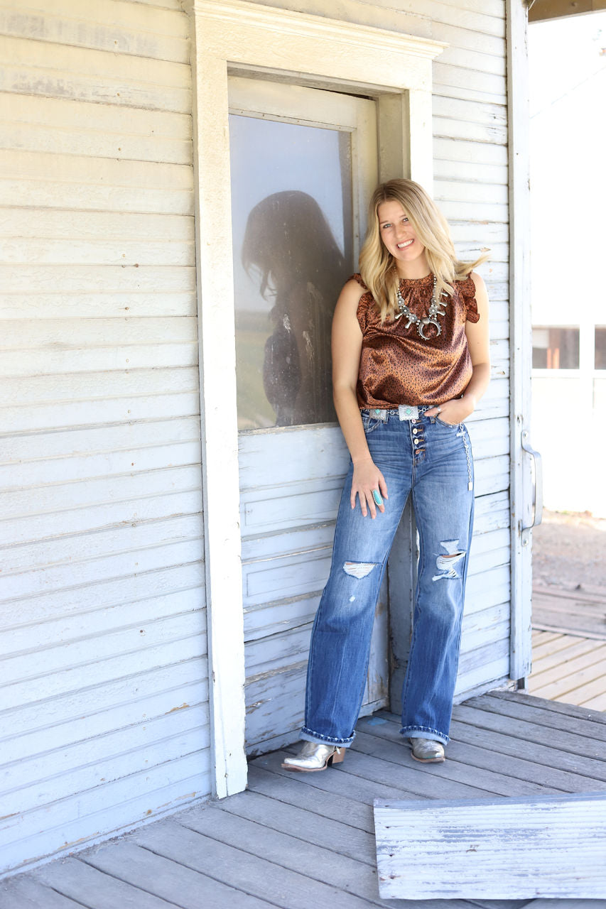 Cheetah Girl Blouse