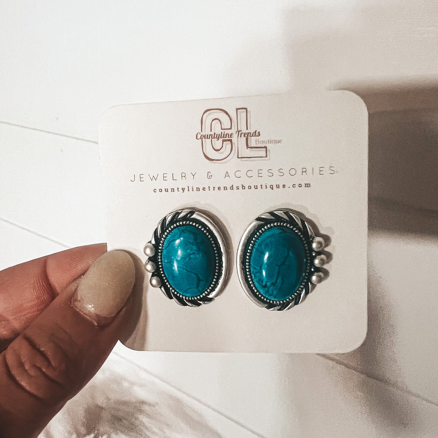 Turquoise Stud Earrings