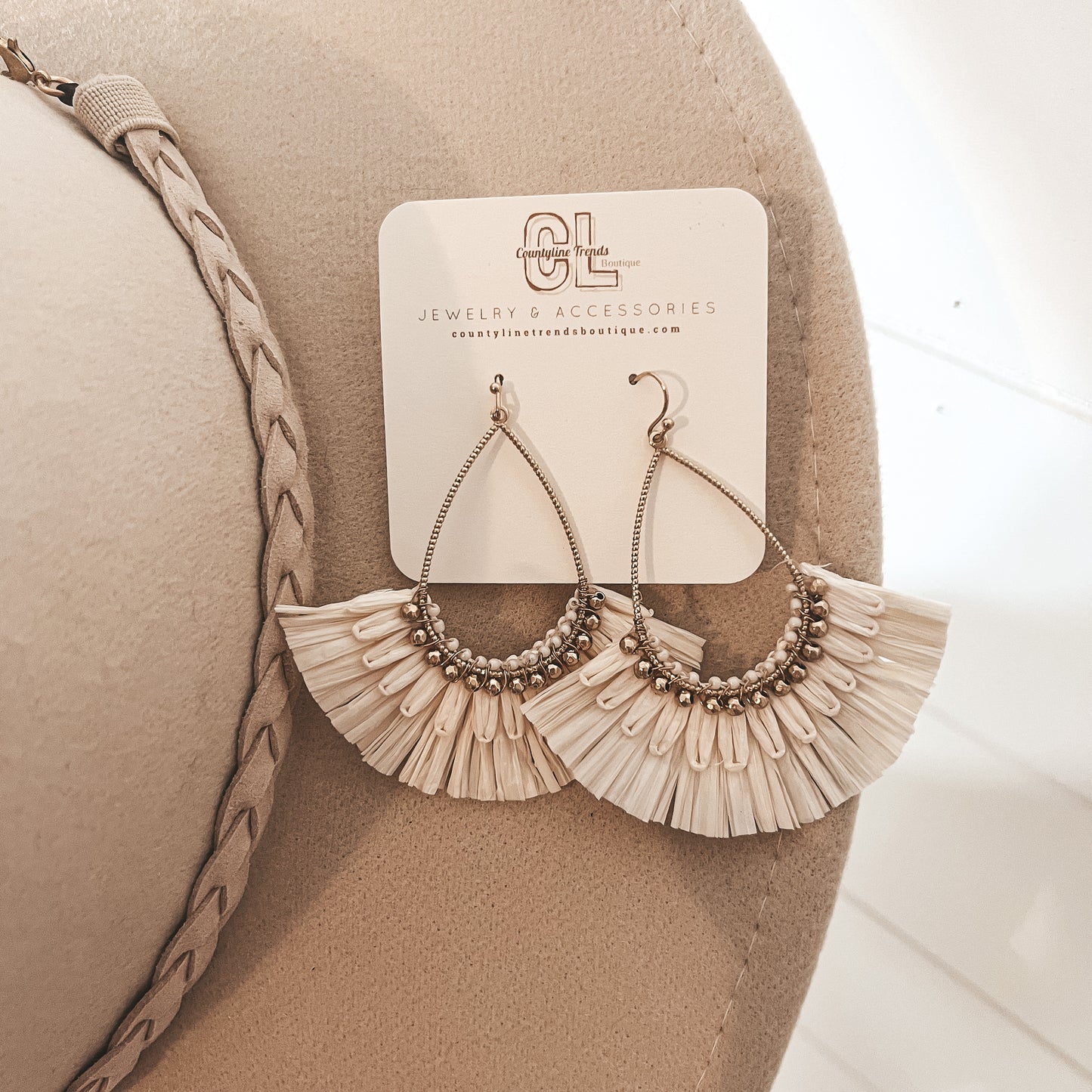 Ivory Flutter Earrings