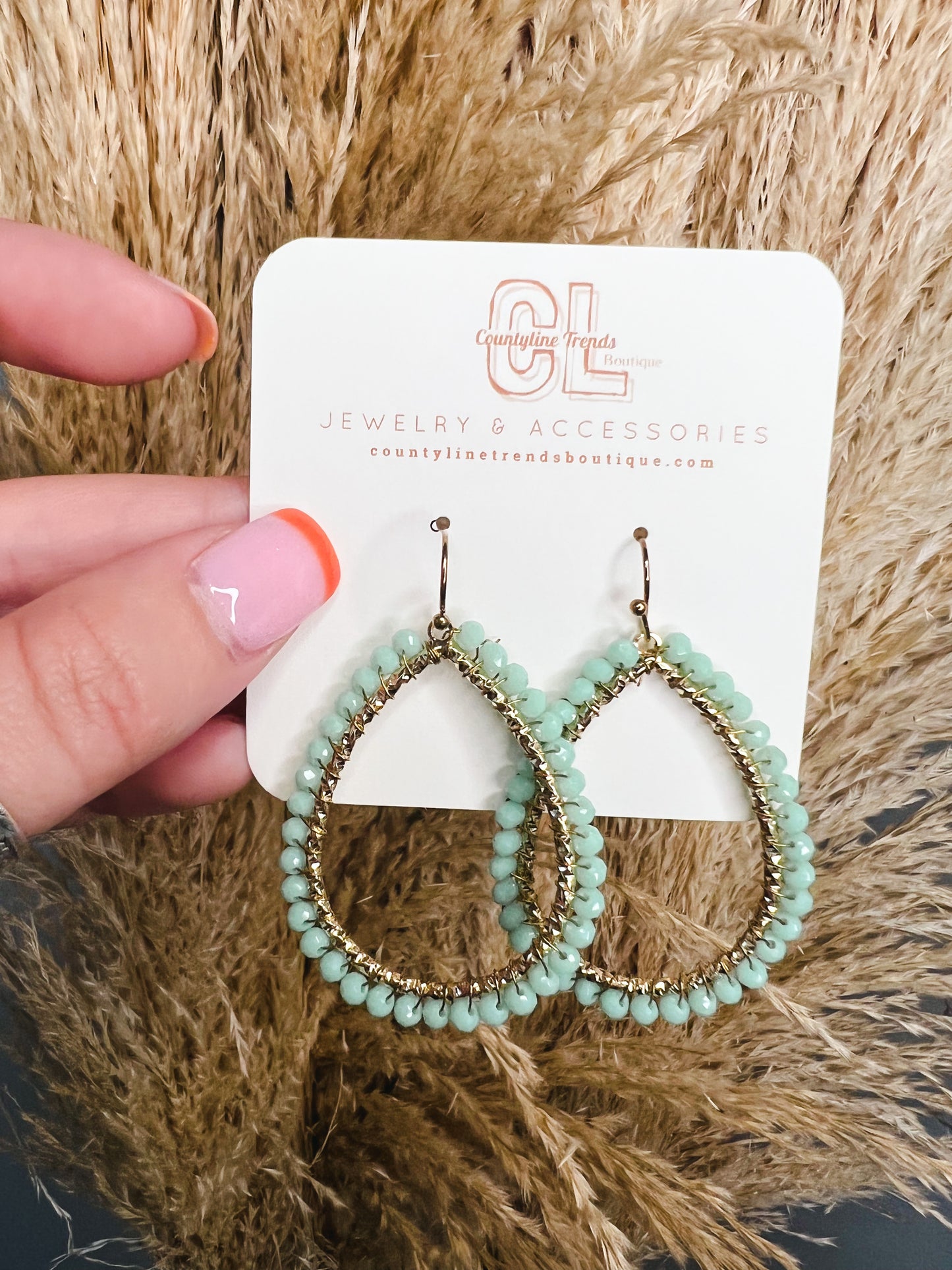 Boho Mint Earrings