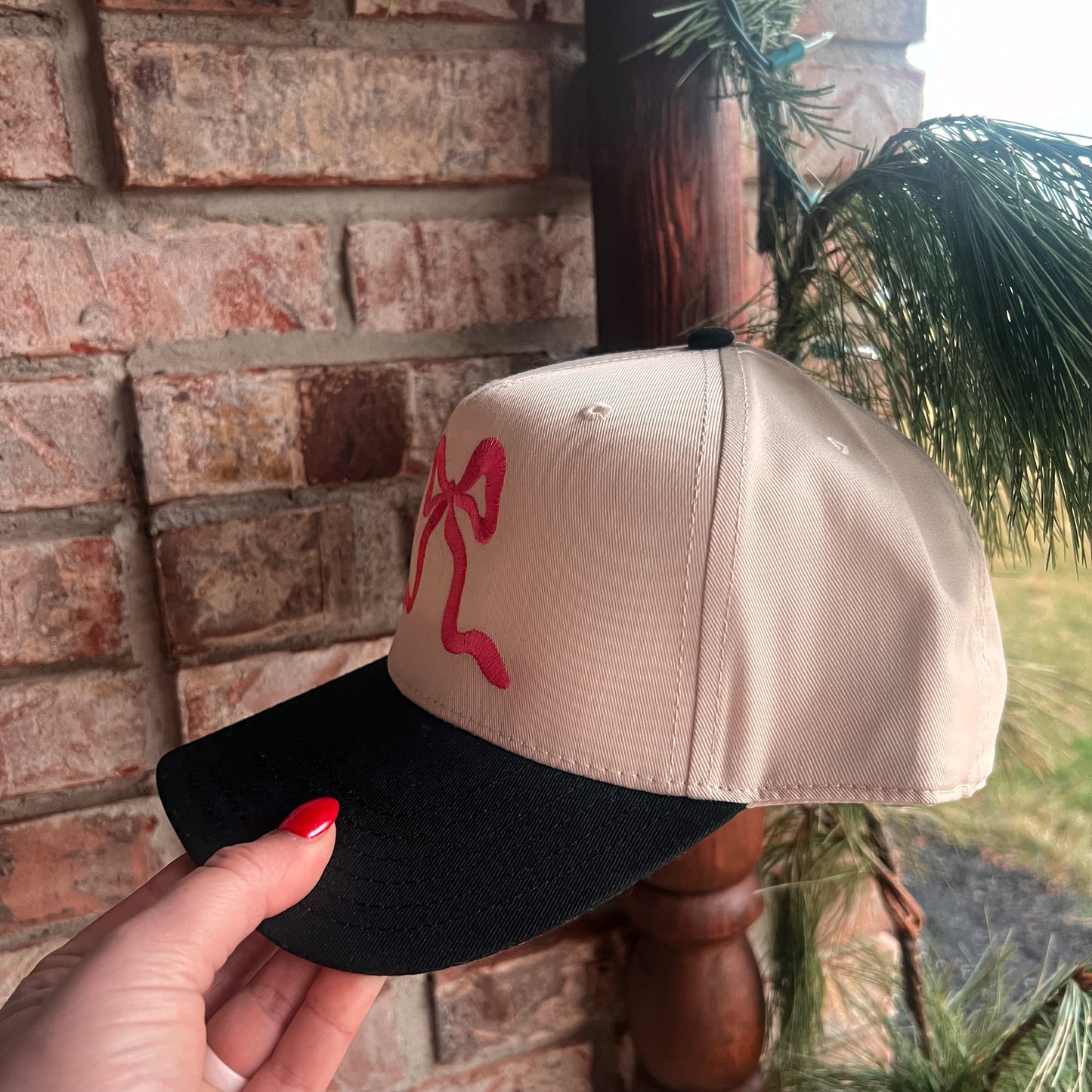 Pink Bow Trucker Hat