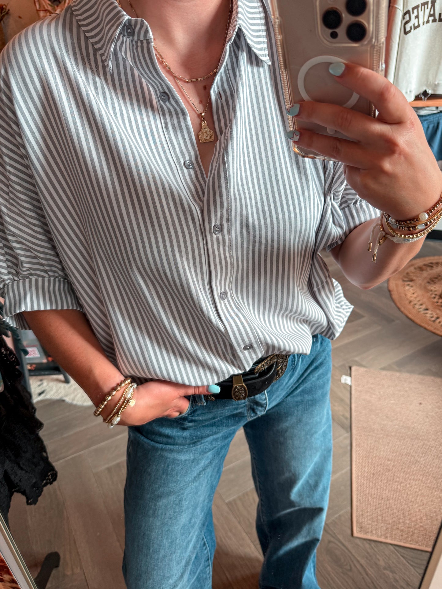 Stevie Stripe Blouse