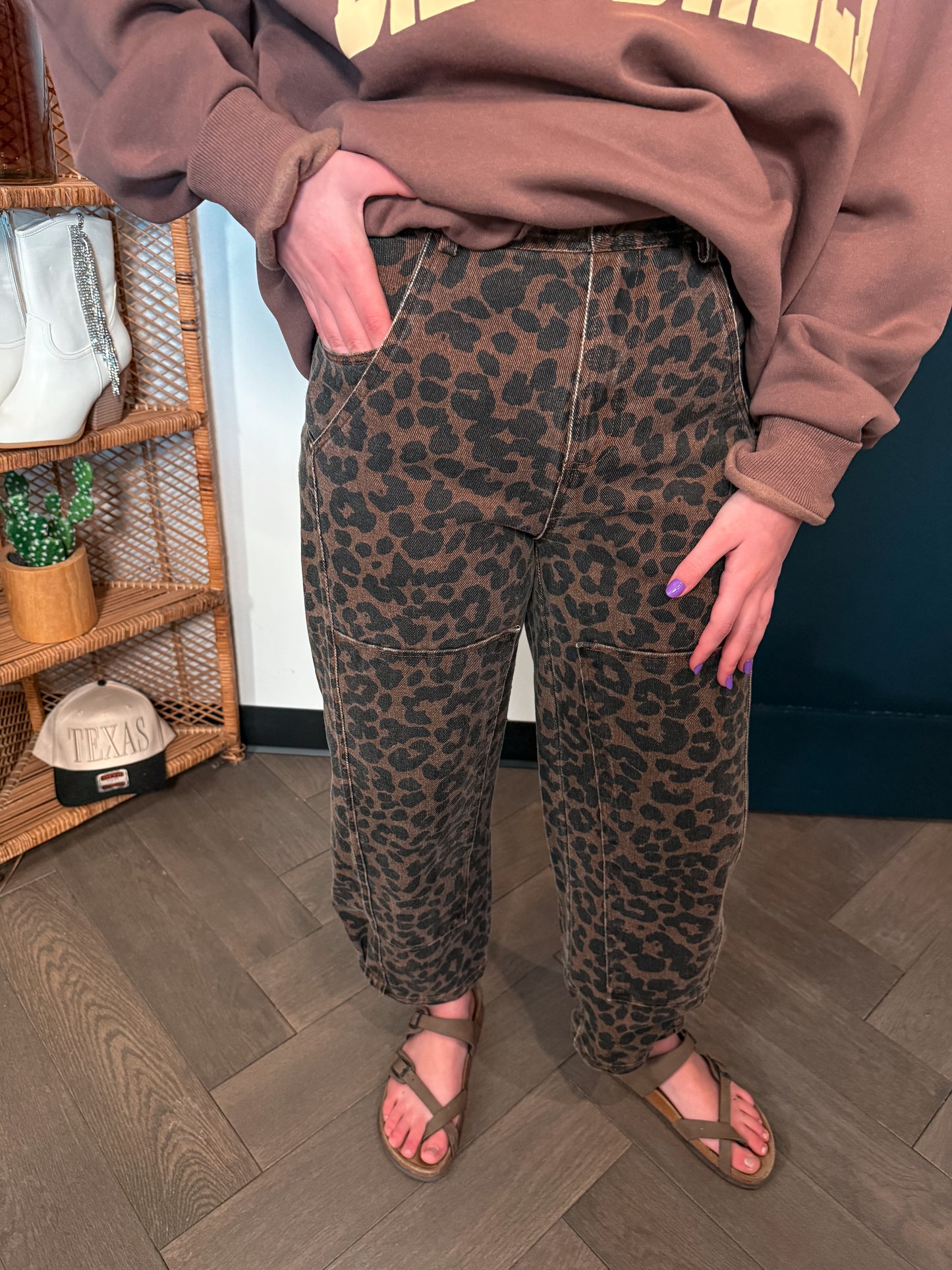 Cheetah Girl Barrel Pants
