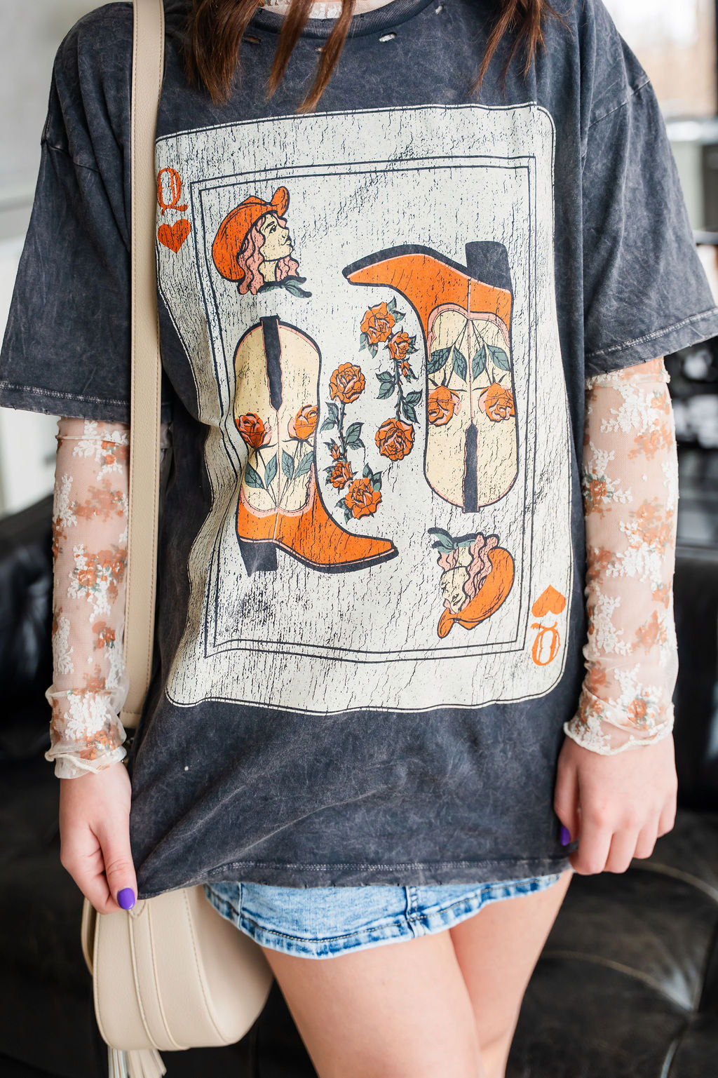 Queen of Hearts Graphic Tee