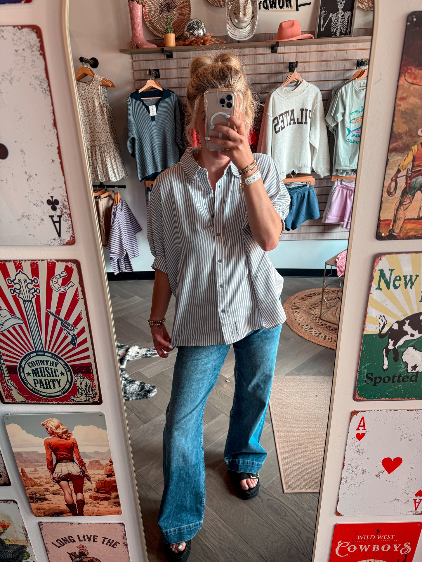Stevie Stripe Blouse