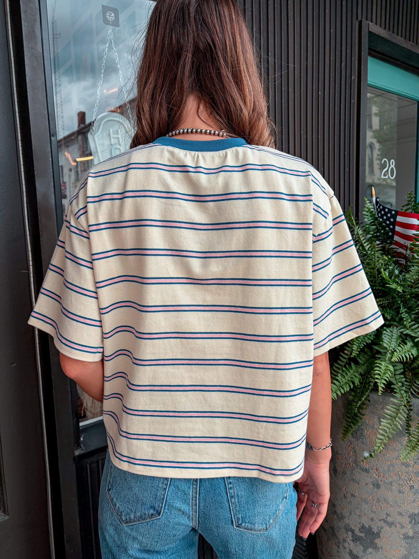 Striped Boyfriend Tee