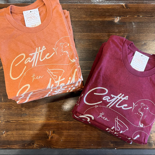 Cattle and cocktails tee