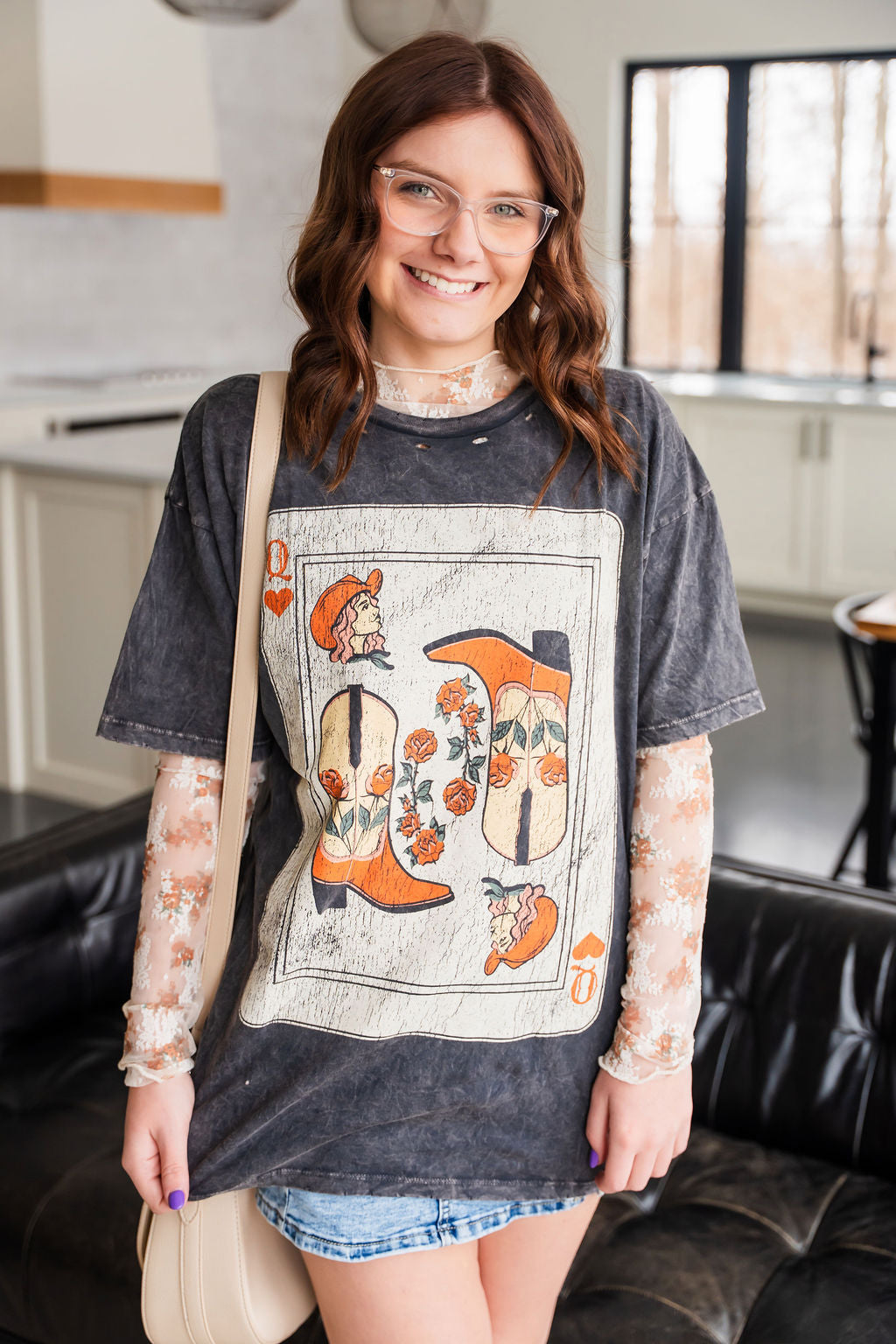 Queen of Hearts Graphic Tee