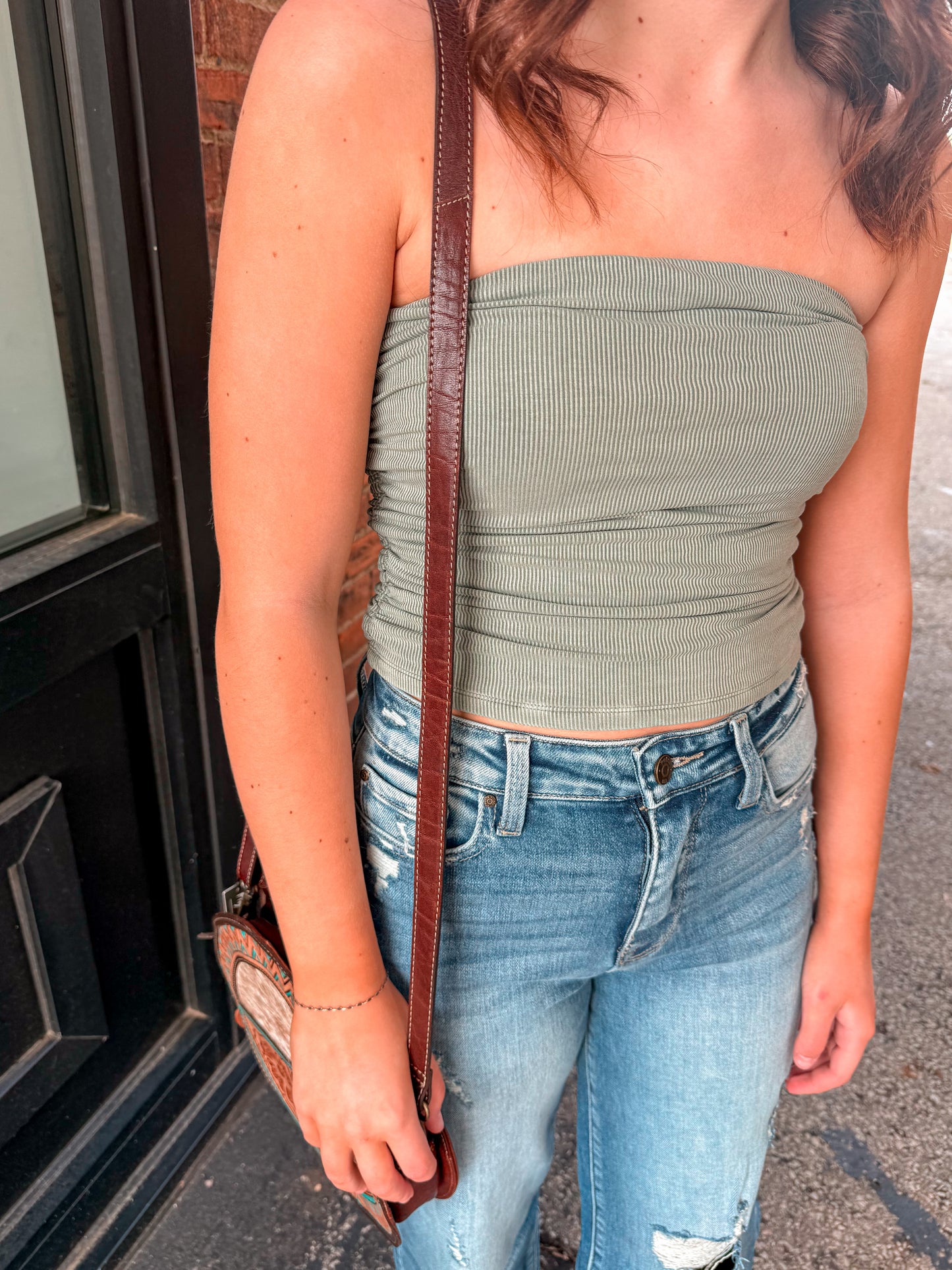 Sage Tube Top