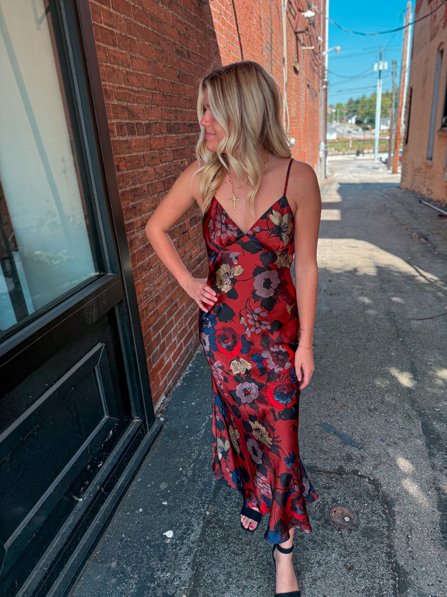 Brandy Satin Dress