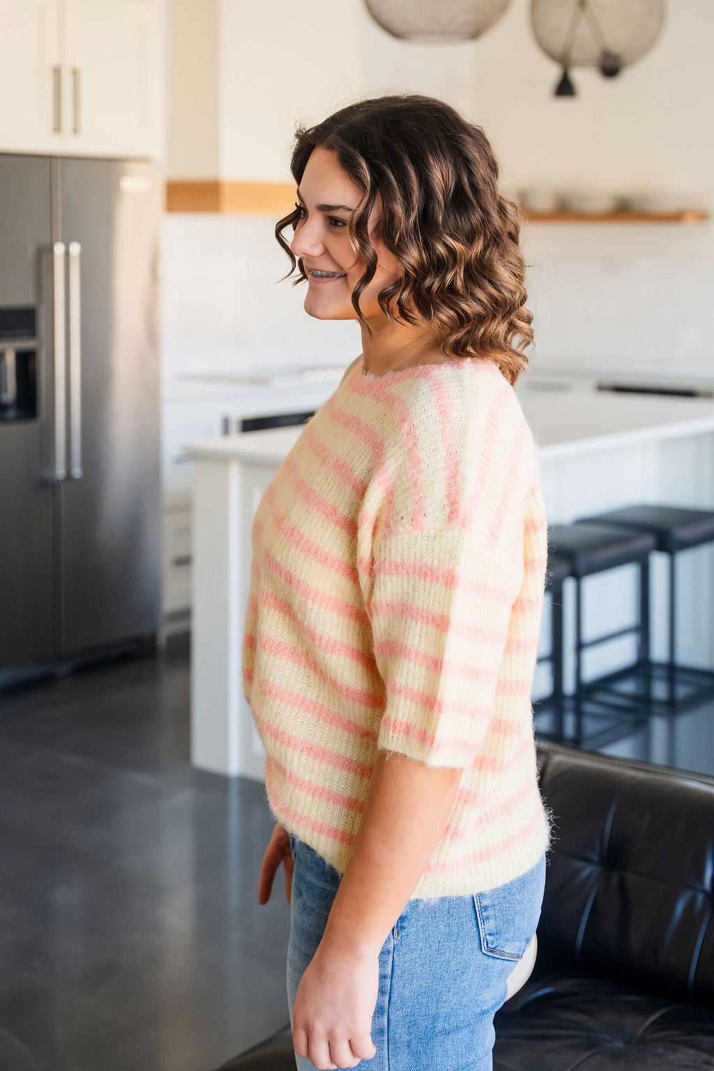 Lemon Drop Sweater Top