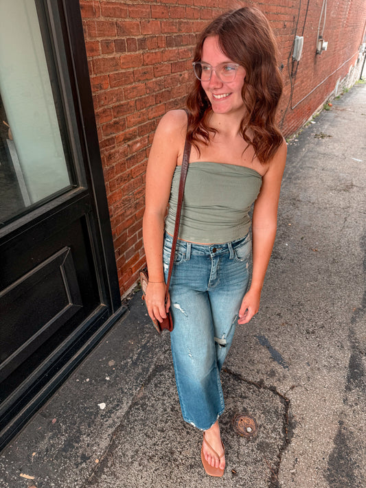 Sage Tube Top