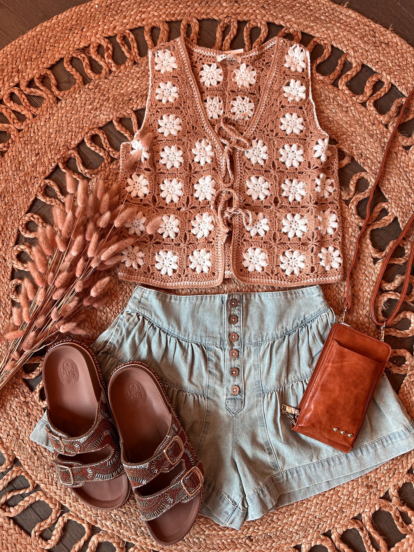 Crochet Knit Vest