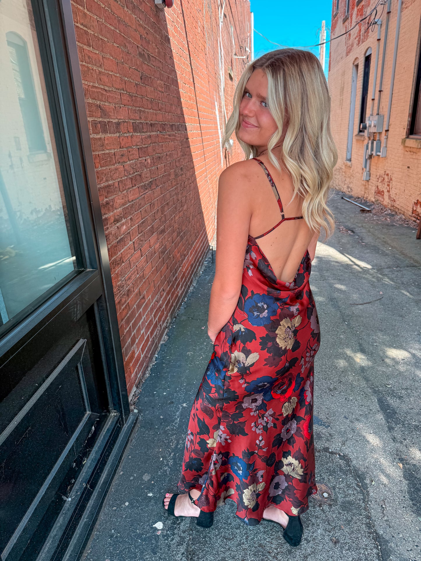 Brandy Satin Dress