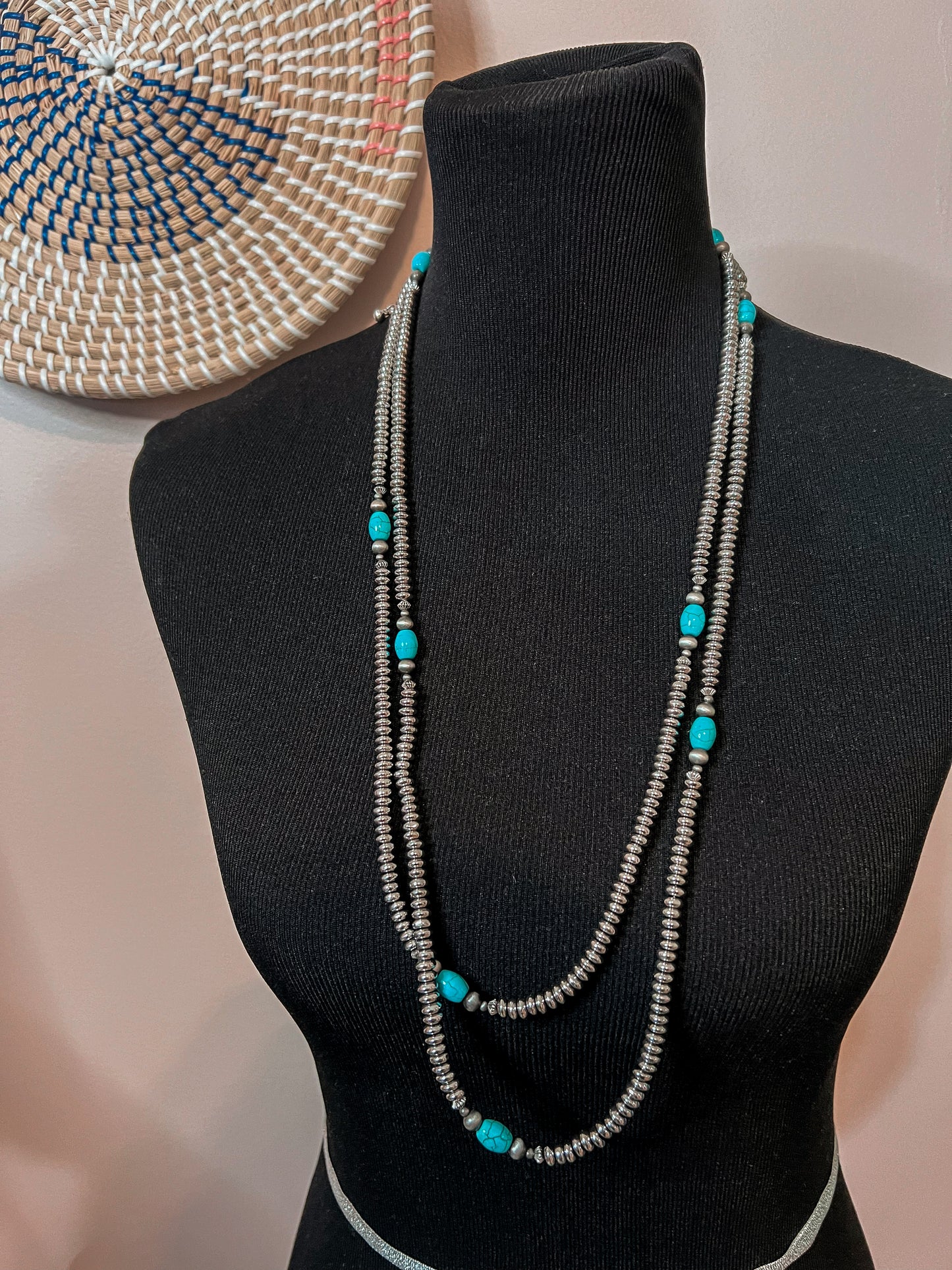 66" Beaded Accent Necklace