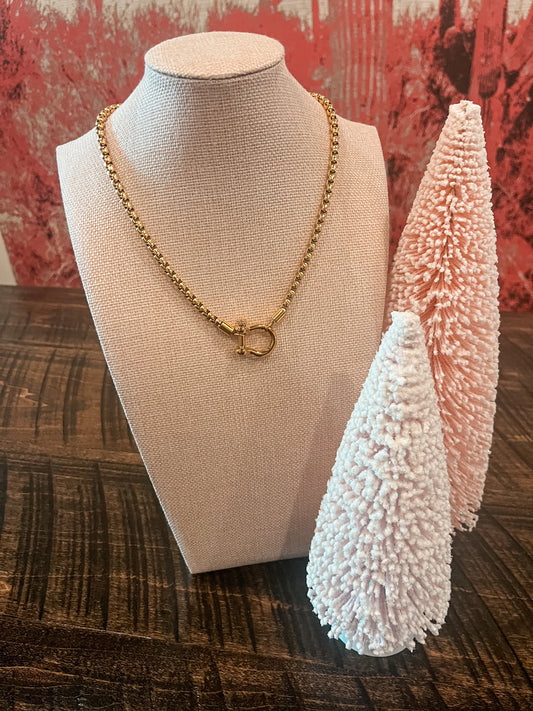 Lucky Me Horseshoe Necklace