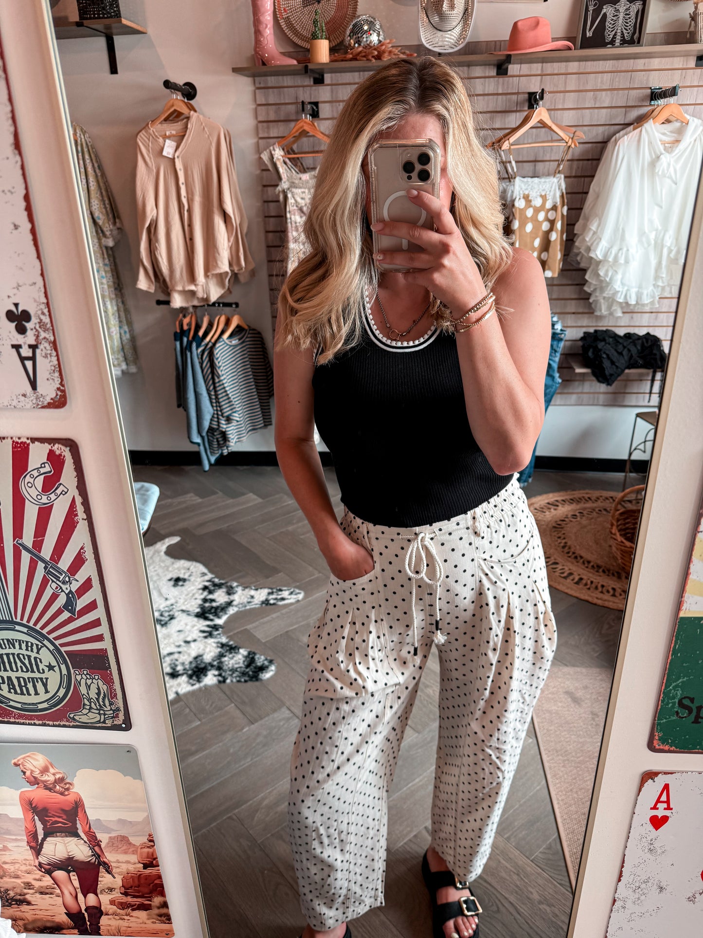 Charlie Polka Dot Bottoms