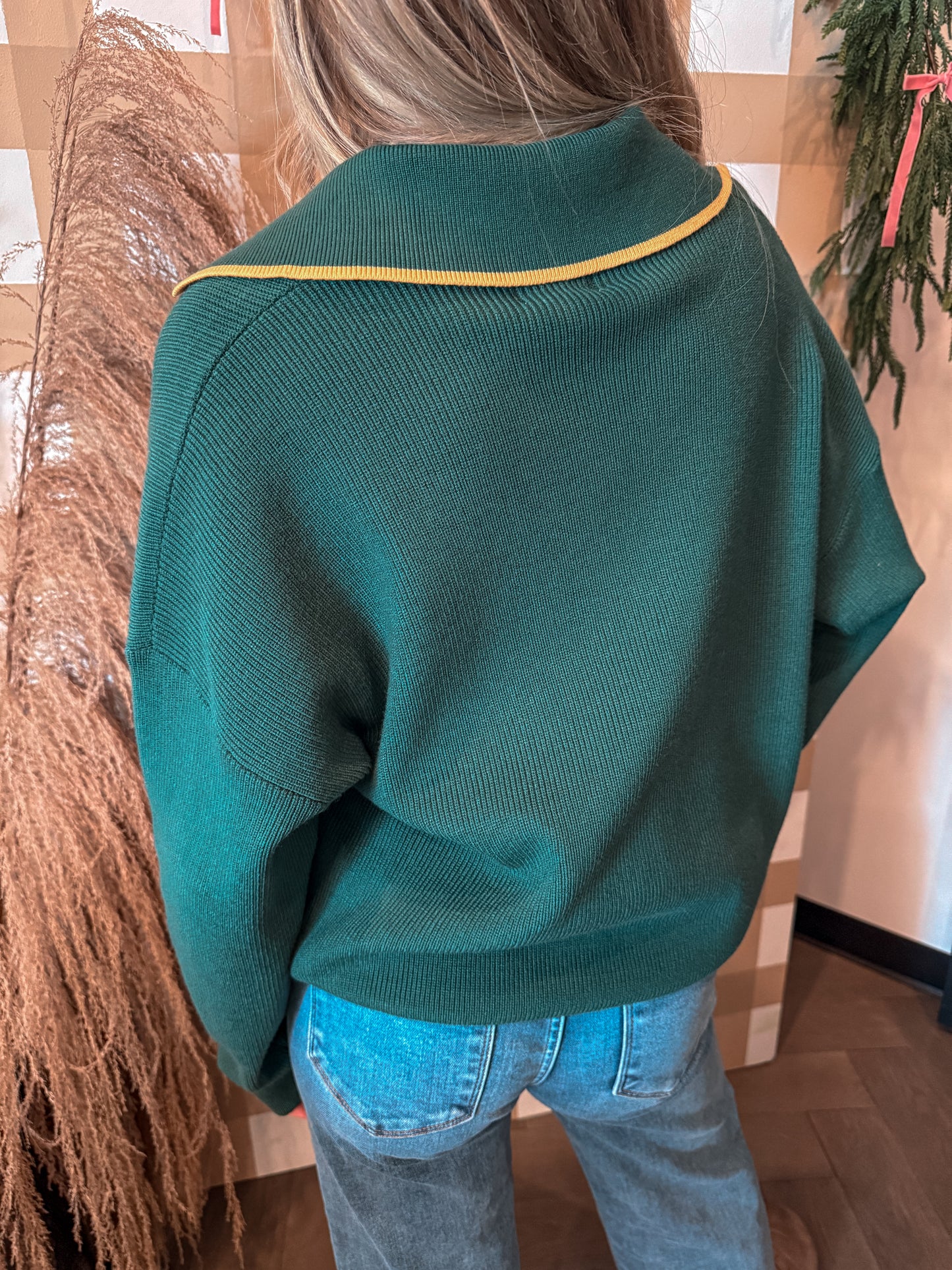 Forest Green Pullover