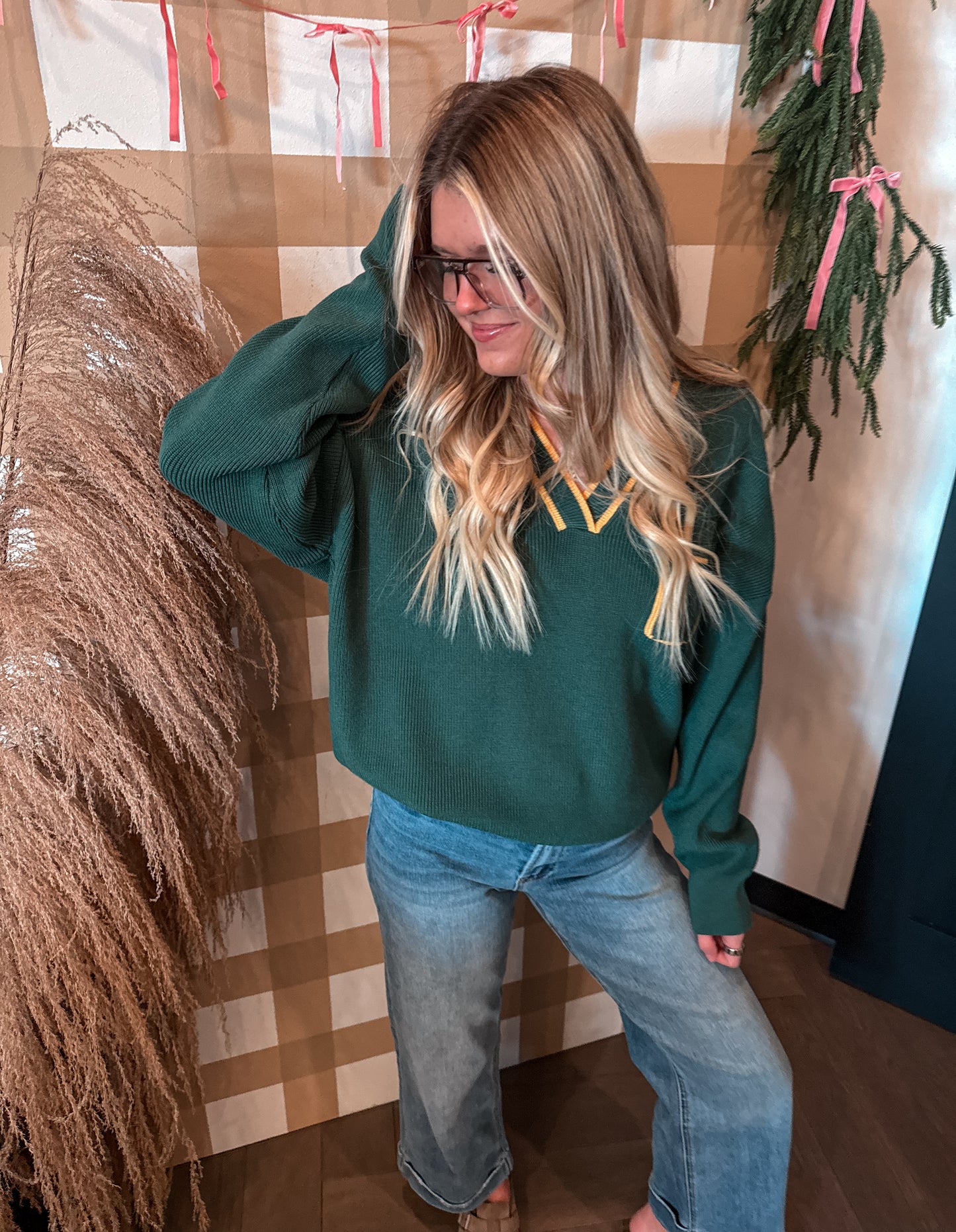 Forest Green Pullover