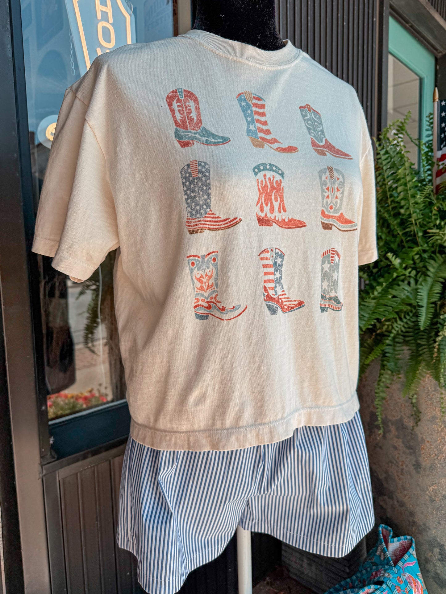 Patriotic Boots Graphic Tee