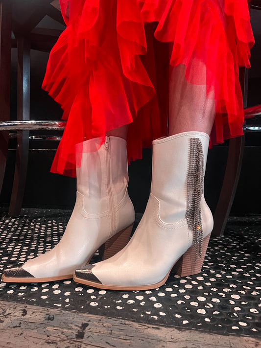 Frannie Fringe Booties