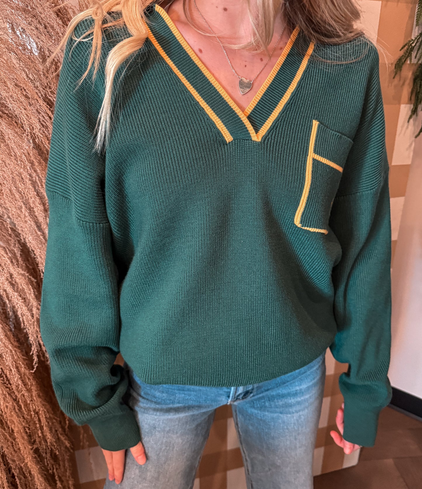 Forest Green Pullover