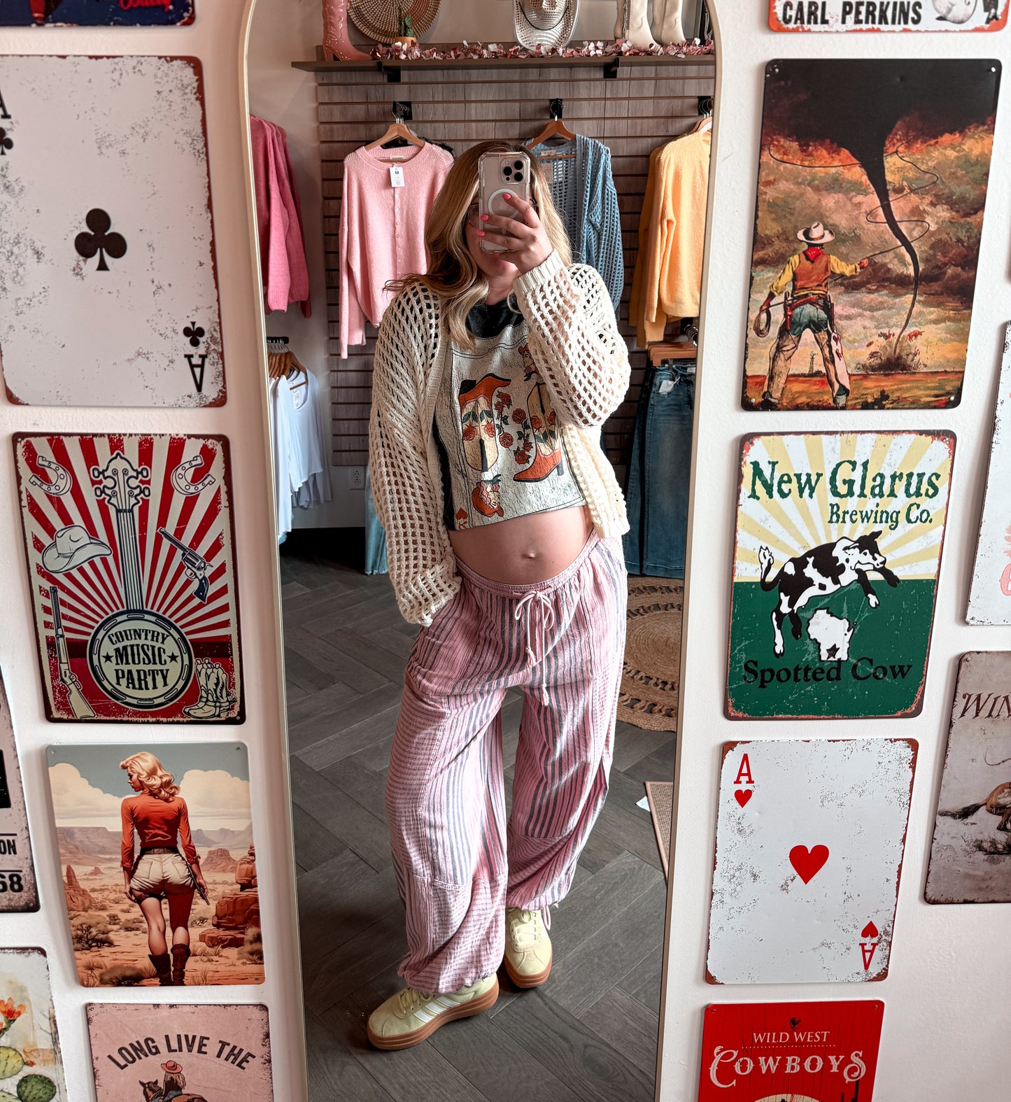 Spring Stripe Joggers