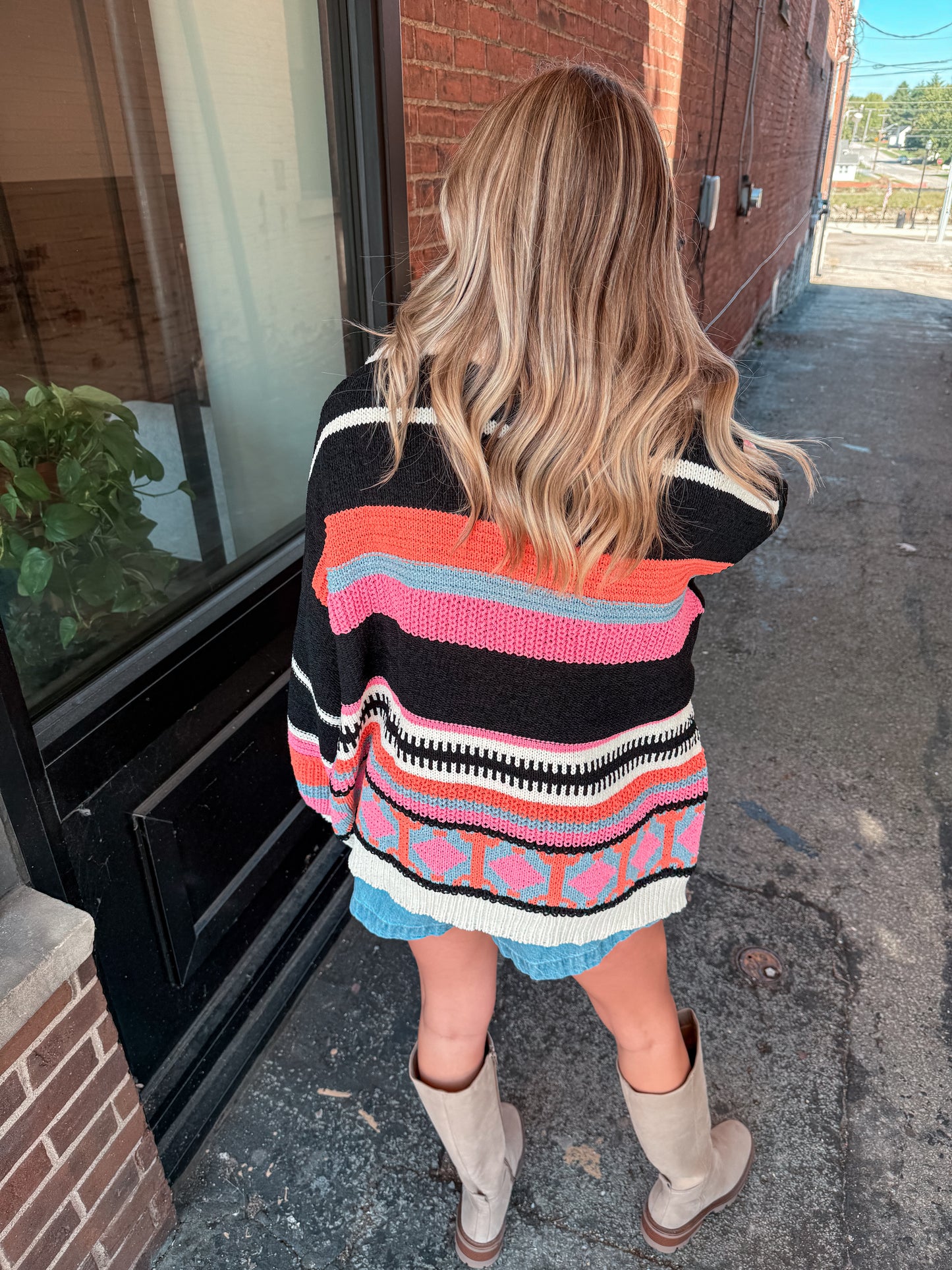 Color Block Pullover